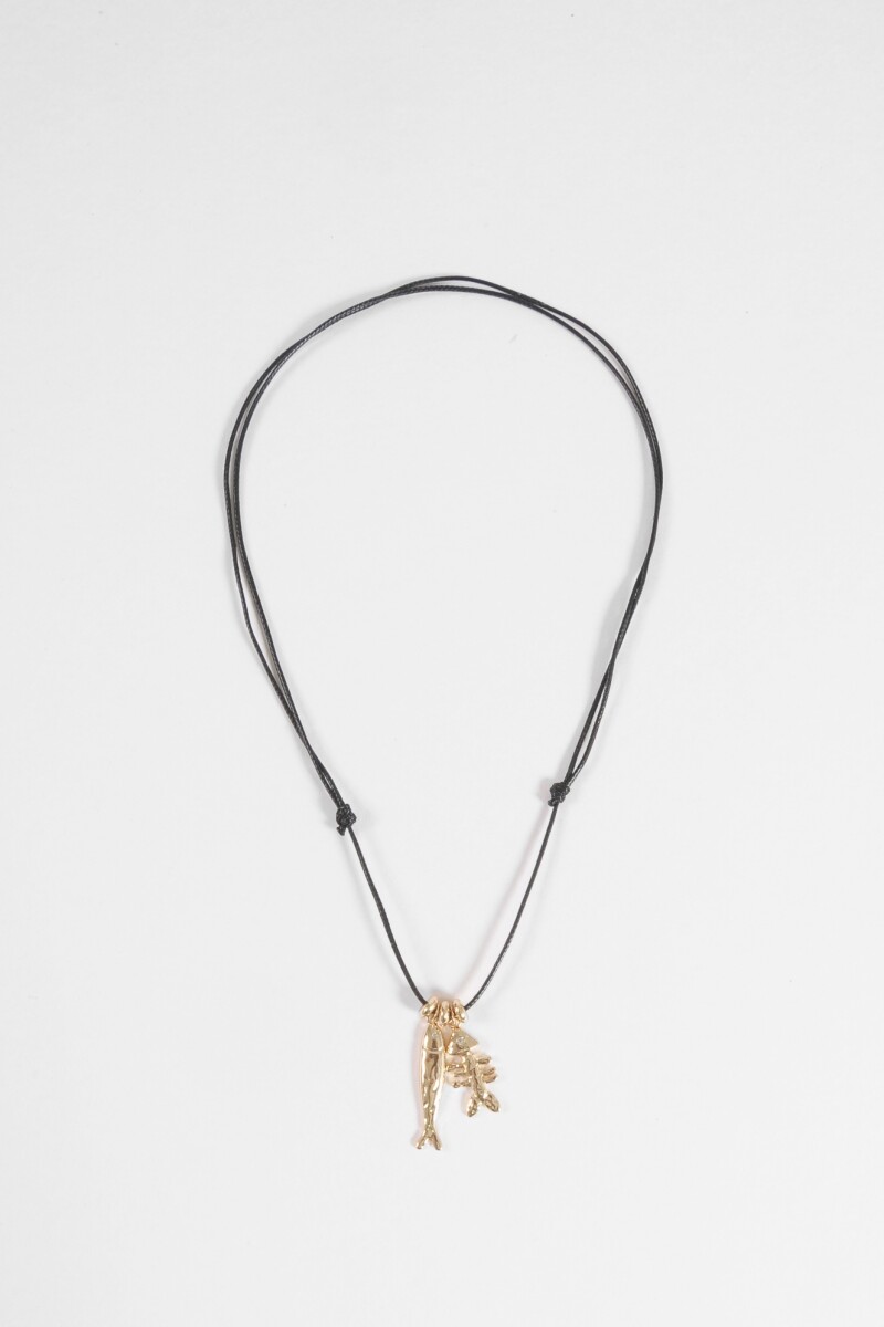 Collar cordón fisher dorado