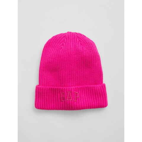 V-LOGO BEANIE STANDOUT PINK