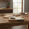 Universal Jgo asador 3 pzas con tabla mango madera Universal Jgo asador 3 pzas con tabla mango madera
