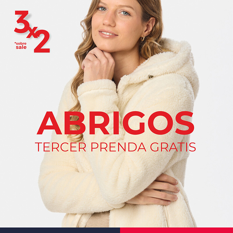 3x2 sobre sale - Abrigos mujer