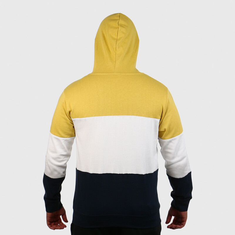 Austral MEN COTTON JACKET WITH HOOD- MUSTARD-NAVY Mostaza-Marino