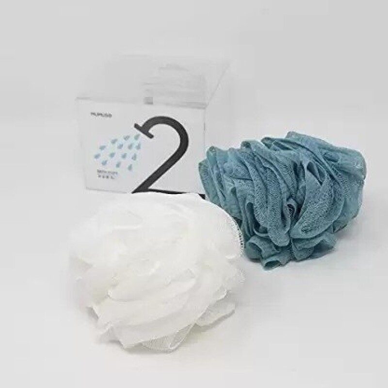 ESPONJA DE DUCHA 2PCS -AZUL ESPONJA DE DUCHA 2PCS -AZUL