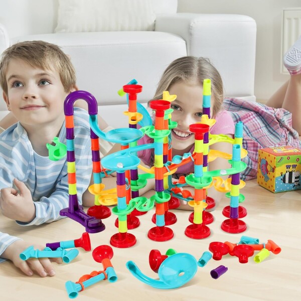 Juego Bloques Construcción Tuberias Infantil 113 Piezas Variante Diseño Multicolor