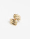 Anillos Medianos y Grandes Metal Anillo Grande Orgánico - Dorado