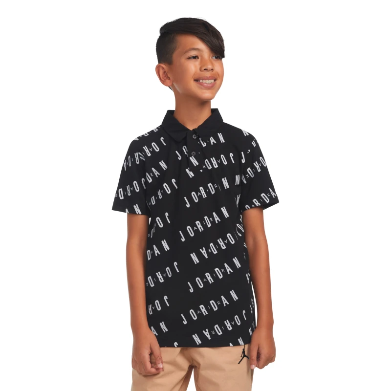 JDB JUMPMAN AOP POLO Negro
