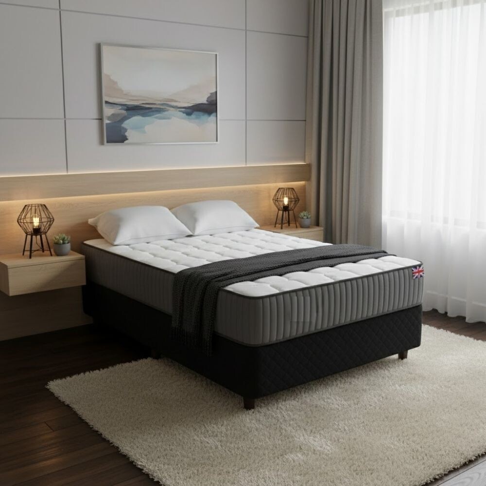 SOMMIER UNA PLAZA 78CM BASE CAMA COLCHÓN REVERSIBLE ANTIÁCAROS SOMMIER UNA PLAZA 78CM BASE CAMA COLCHÓN REVERSIBLE ANTIÁCAROS