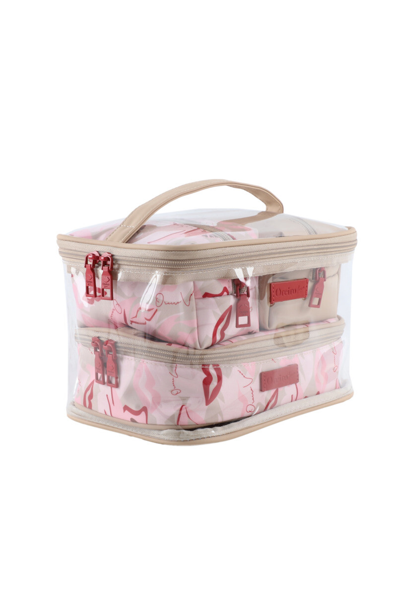 Set Necessaire Oreiro Beige