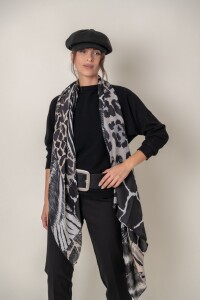 PAÑUELO MULTI PRINT Negro