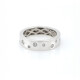 Anillo En Oro 18K Blanco Con Incrustaciones De Brillantes Anillo En Oro 18K Blanco Con Incrustaciones De Brillantes