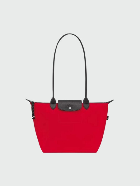 Longchamp -Cartera con asas extra largas de material textil, Le pliage Energy Rojo