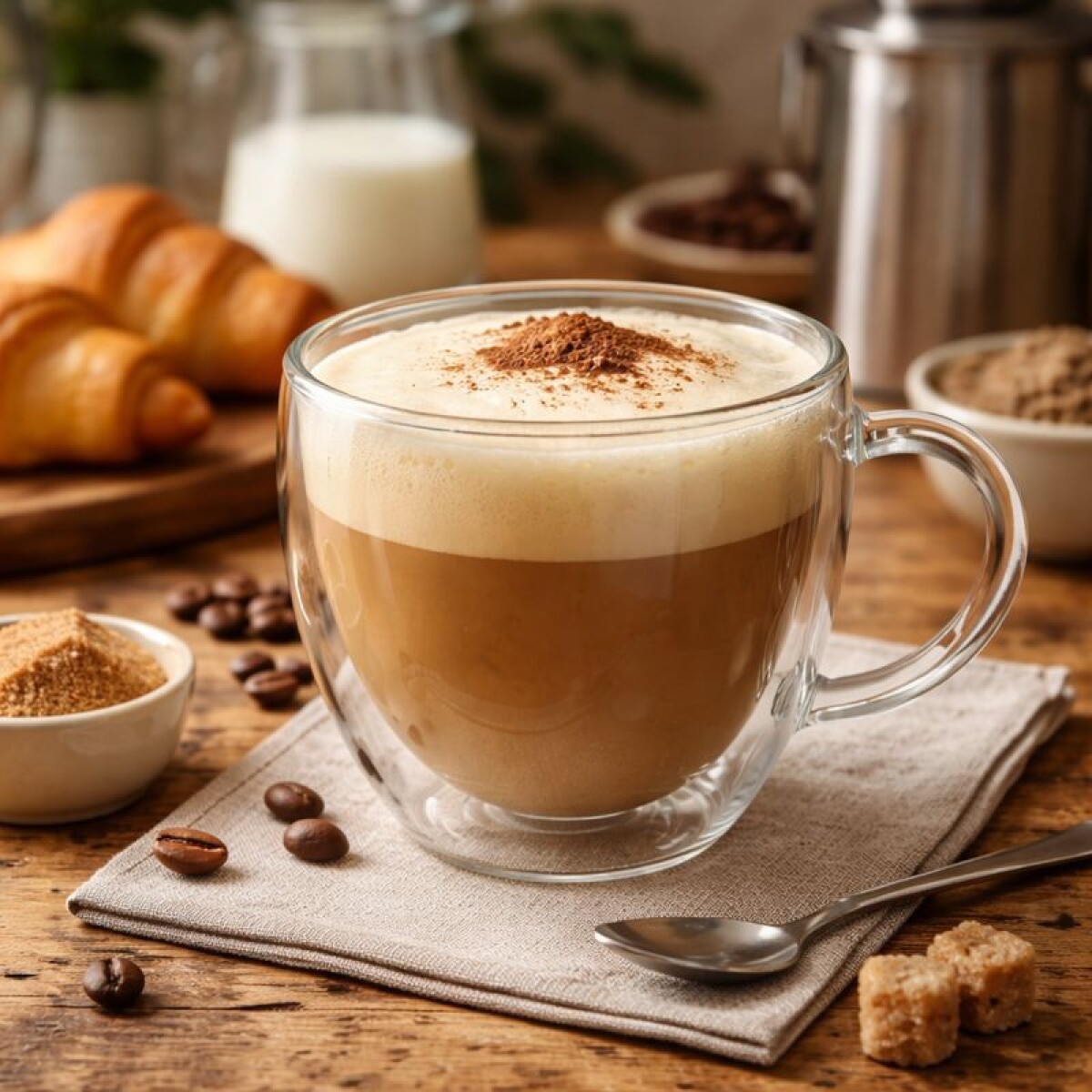 Taza Doble Pared en Vidrio Borosilicato Cap 200 cc 