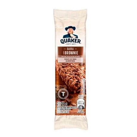 Barrita Quaker Brownie Chocolate 21 gr 001