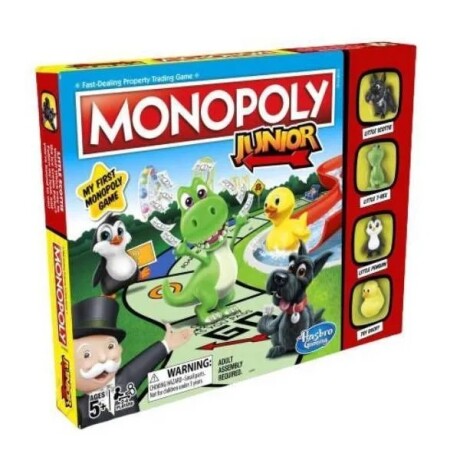 Juego De Mesa Monopoly Junior Junior Hasbro Original Juego De Mesa Monopoly Junior Junior Hasbro Original