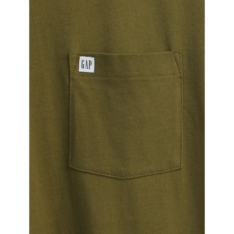 INTL - F SS PKT T LOGO DARK OLIVE