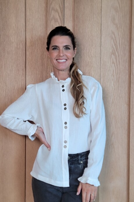 Camisa Mili Muselina Crudo