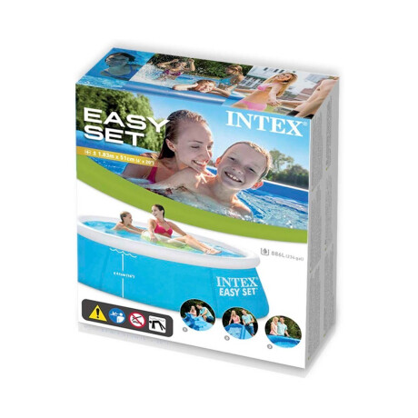 Piscina Intex Gomón Infable 886 Lts 183x51cm Infantil Piscina Intex Gomón Infable 886 Lts 183x51cm Infantil