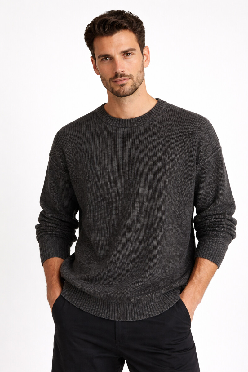 Sweater Aelvar - Gris Oscuro 