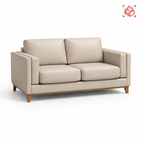 SILLÓN 2 CUERPOS TELA-PREMIUM NATURAL-BEIGE LUXOR PREMIUM EASY CLEAN BEIGE