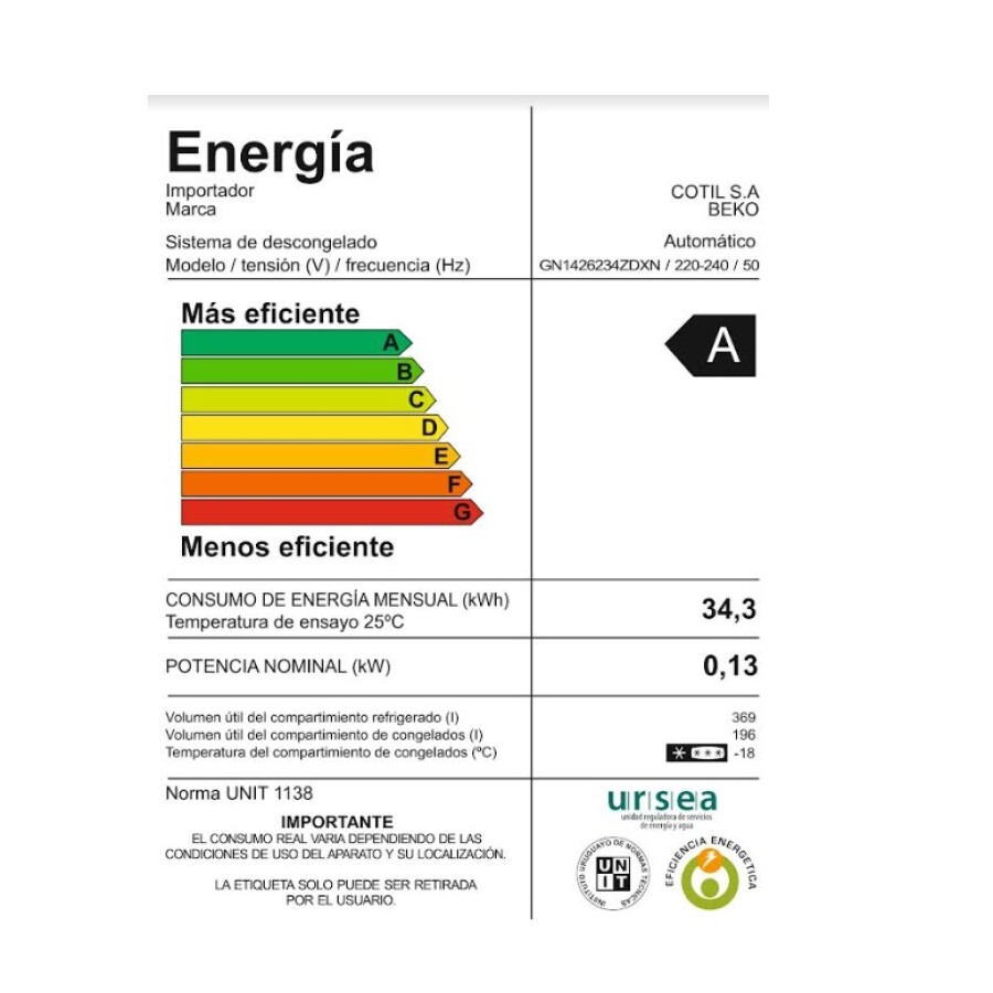 Heladera multipuerta 565 Lts Beko GN1426234ZDXN Heladera multipuerta 565 Lts Beko GN1426234ZDXN