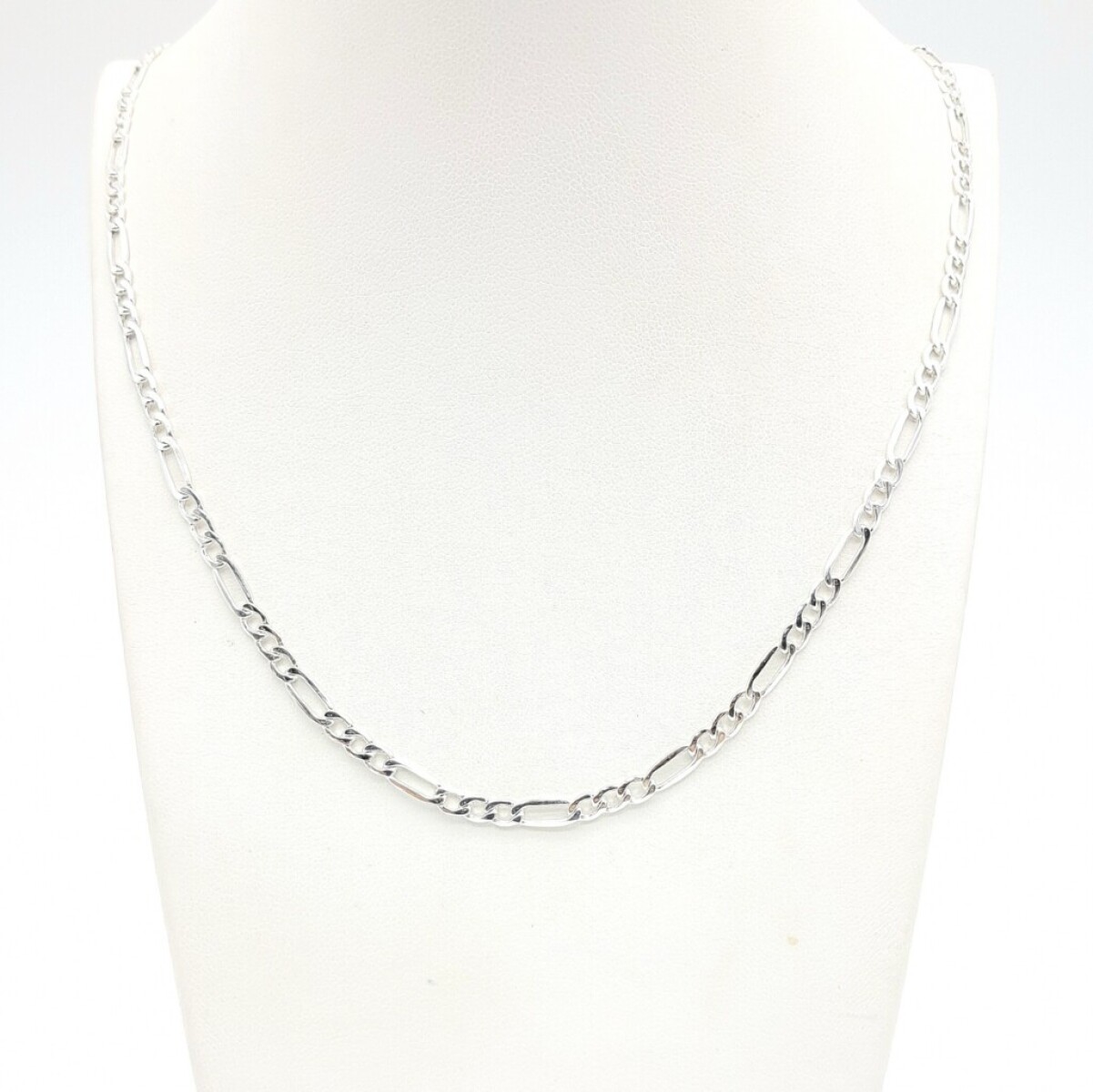 Cadena de Plata 925 Figaro - Largo 45 cm 