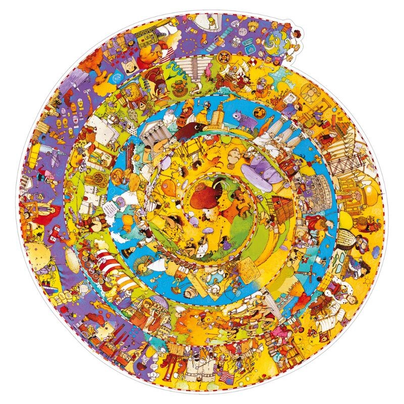 Puzzle observación Circular D:65 cm 350 Pcs 7+ - Historia Puzzle observación Circular D:65 cm 350 Pcs 7+ - Historia