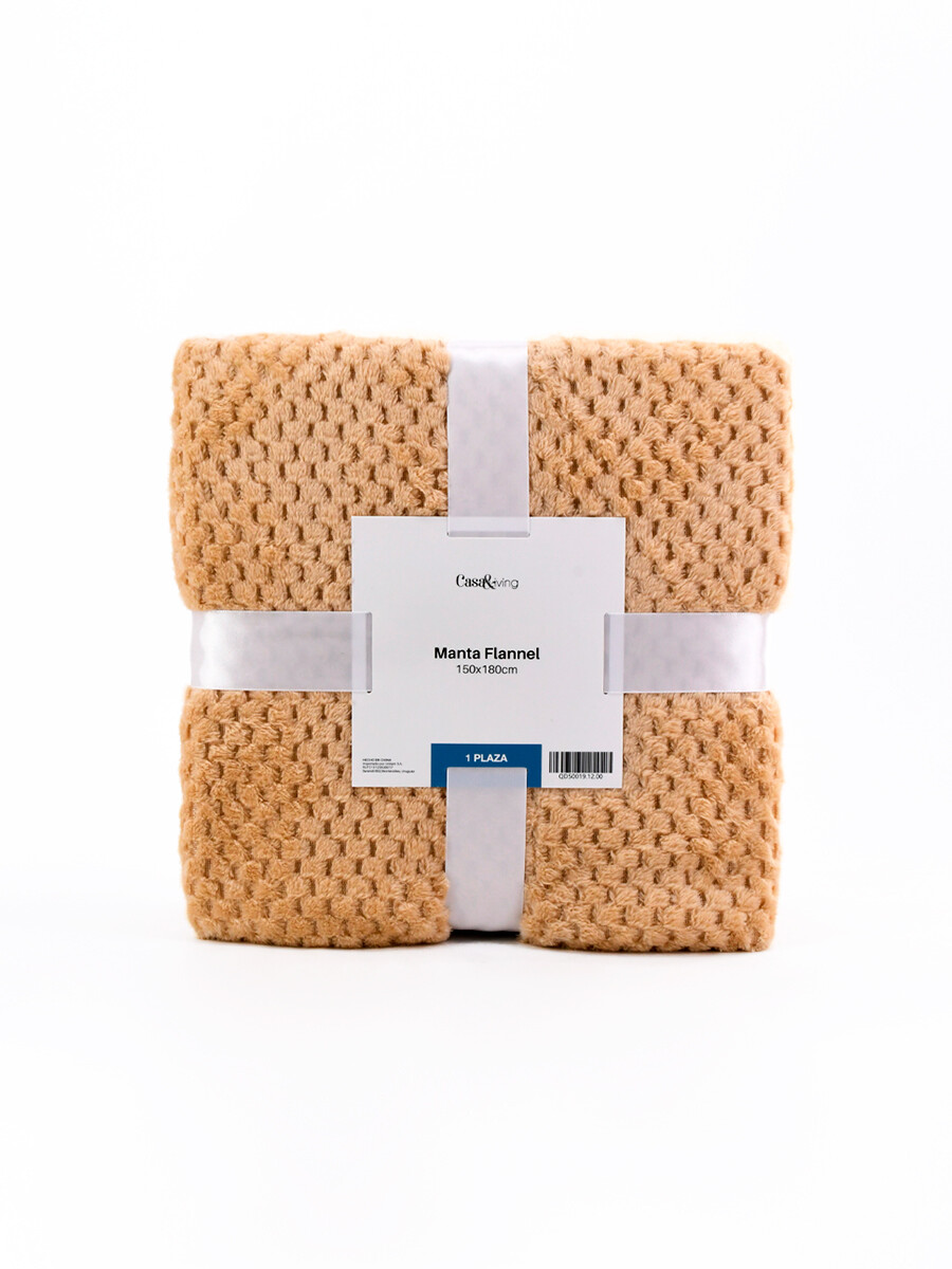 FLANNEL PANAL 1 PLAZA - BEIGE 
