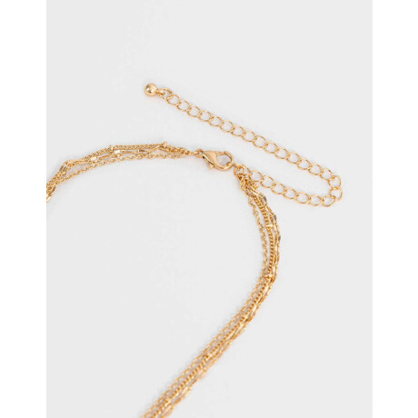 Collar Corto De Inicial ''e'' Dorado