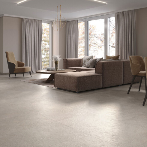 PORCELANATO 60X60 RECTIFICADO MATE BLANCO TERRAZO GAMAS DE BLANCO