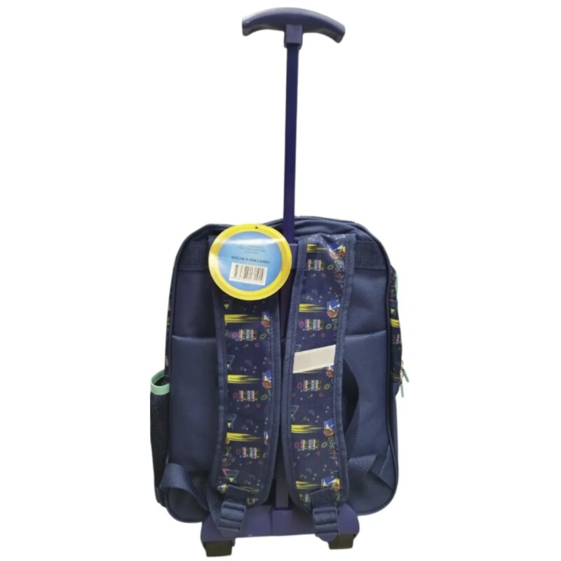 Mochila Sega Escolar Con carro 40x30x14 Sonic Prime Mochila Sega Escolar Con carro 40x30x14 Sonic Prime