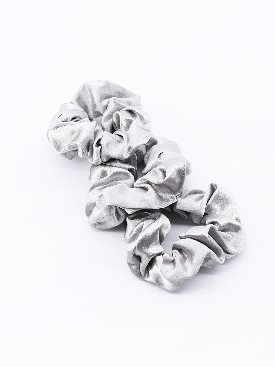 CRUNCHIES SET X 3 - PLATEADO 