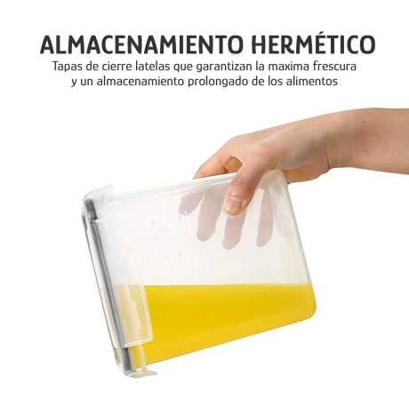 Set 24 Tarros Herméticos Cocina Apilables Con Accesorios Negro