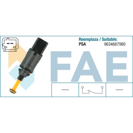 BULBO INTERRUPTOR - FRENO BERLINGO - XSARA - 206 - PARTNER FAE BULBO INTERRUPTOR - FRENO BERLINGO - XSARA - 206 - PARTNER FAE