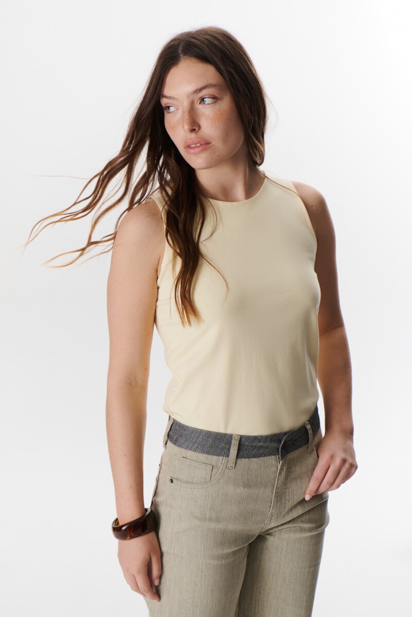 MUSCULOSA DOBLE - VAINILLA 