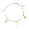 Pulsera Religiosa-Oro bajo-Sin Piedra-PU8059 sinpiedra