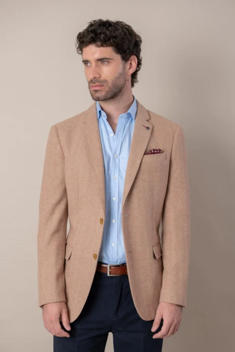 Saco Harries classic fit Camel