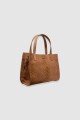 Cartera Bea Reptil Beige