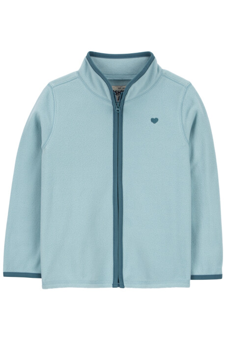 Campera de micropolar, azul Sin color