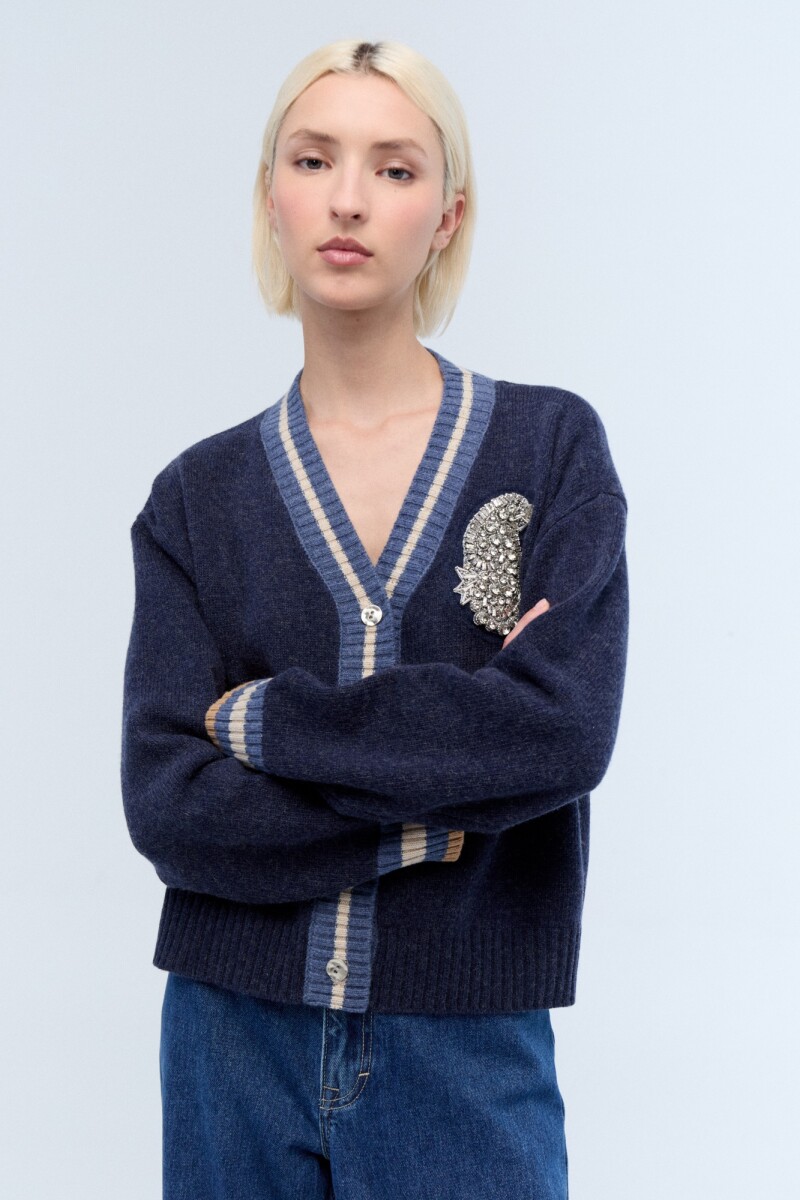 Cardigan Sargent Peppers Azul