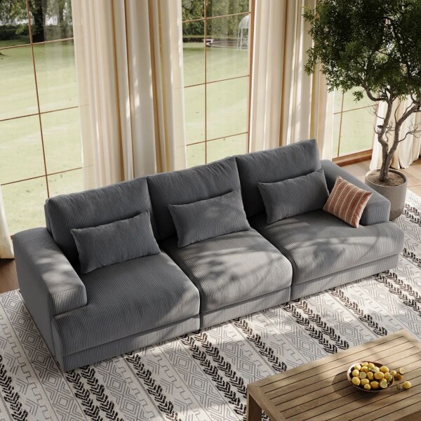 SILLÓN NUVOLA GRIS - 4 CUERPOS