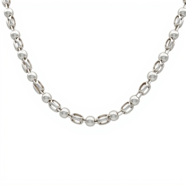 Cadena Bolitas-Plata 925-Sin Piedra-CD3230 sinpiedra