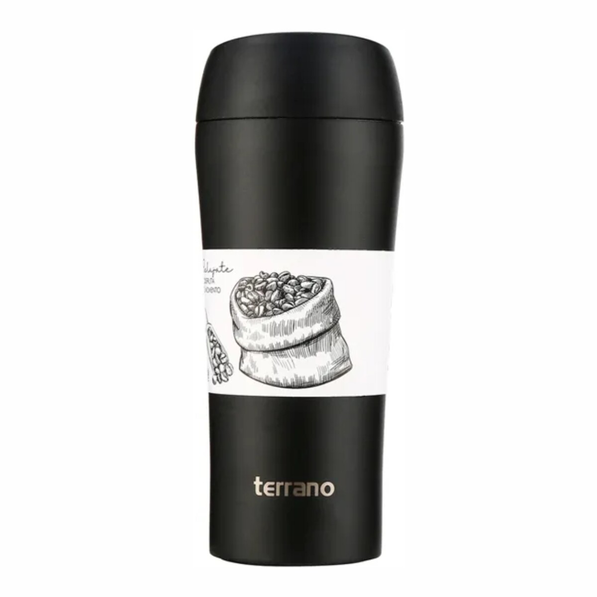 TERRANO VASO TERMICO CAFE 450 ML - NEGRO 