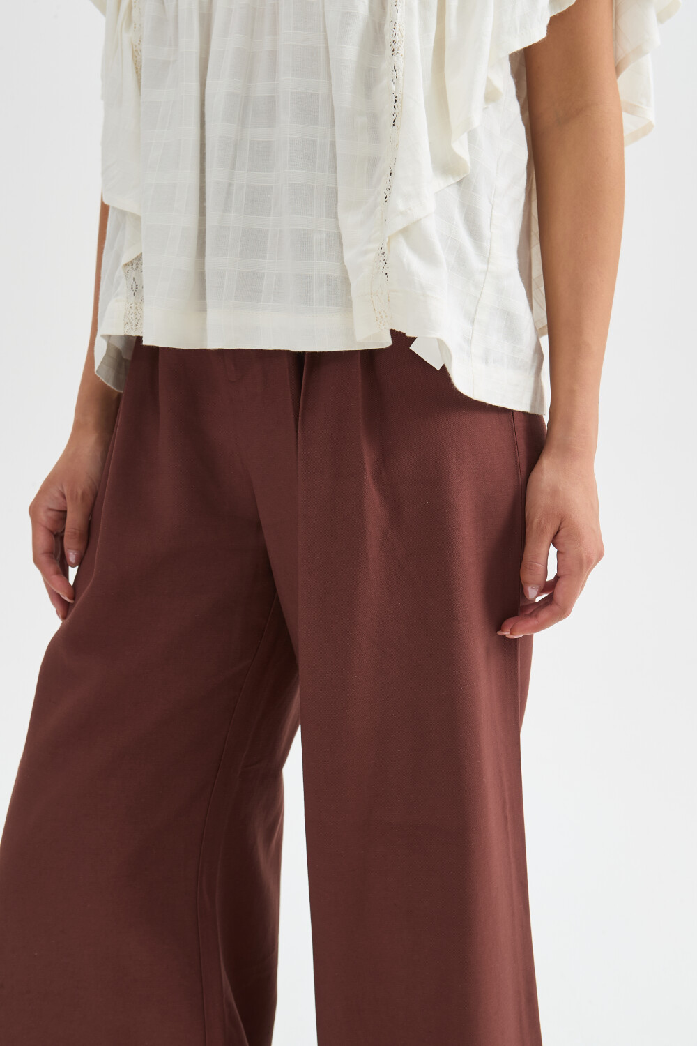 Pantalon Rafi Marron