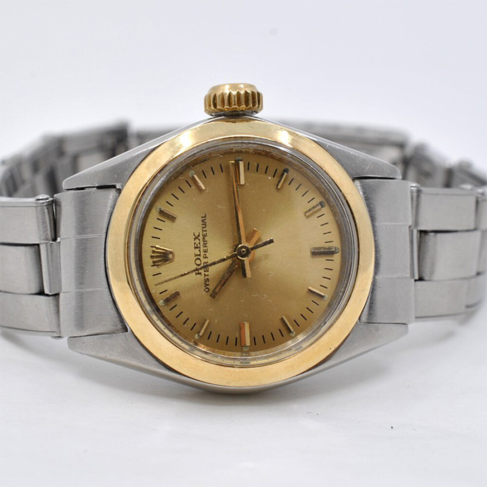 Rolex Oyster Perpetual Dama 6618 Acero Y Oro Año 1968 Rolex Oyster Perpetual Dama 6618 Acero Y Oro Año 1968