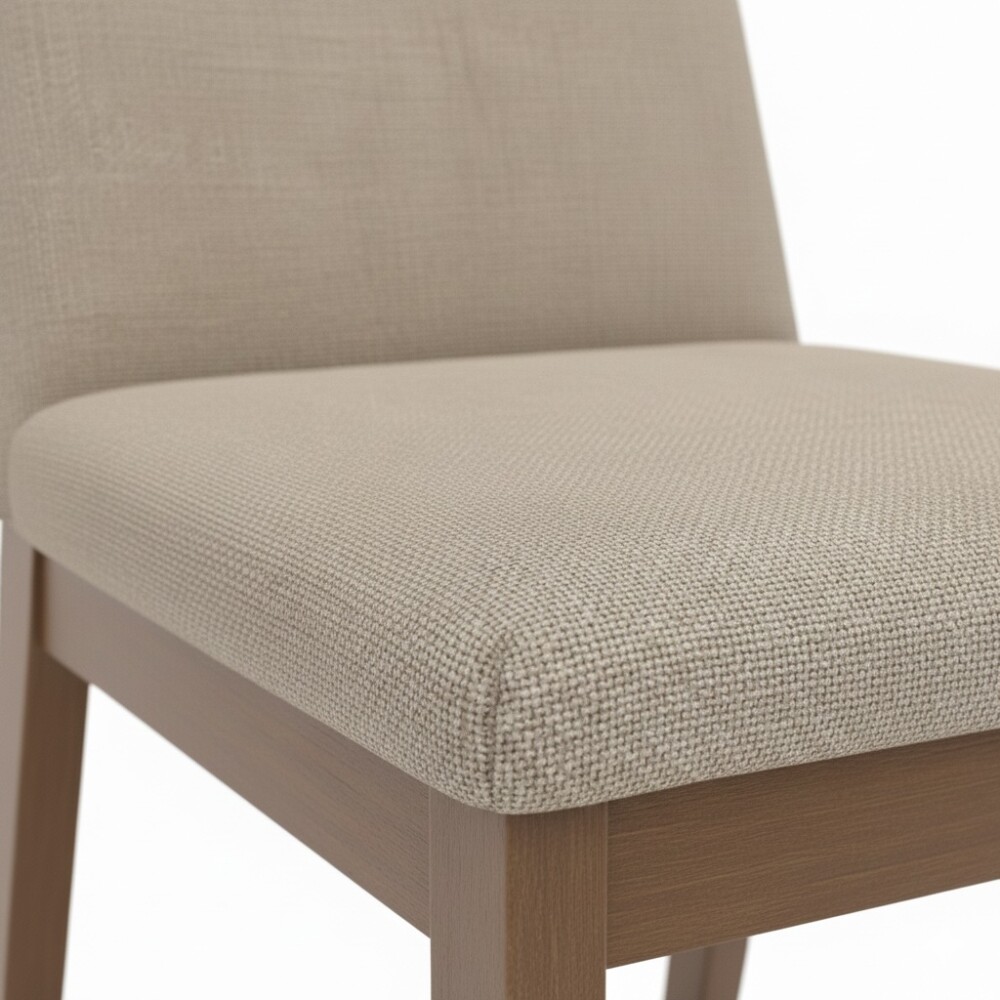 SILLA TAPIZADA PACK X 2 CARAMELO LINO