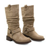 Botas Country caña alta de Mujer - HX2946-B9045 Beige
