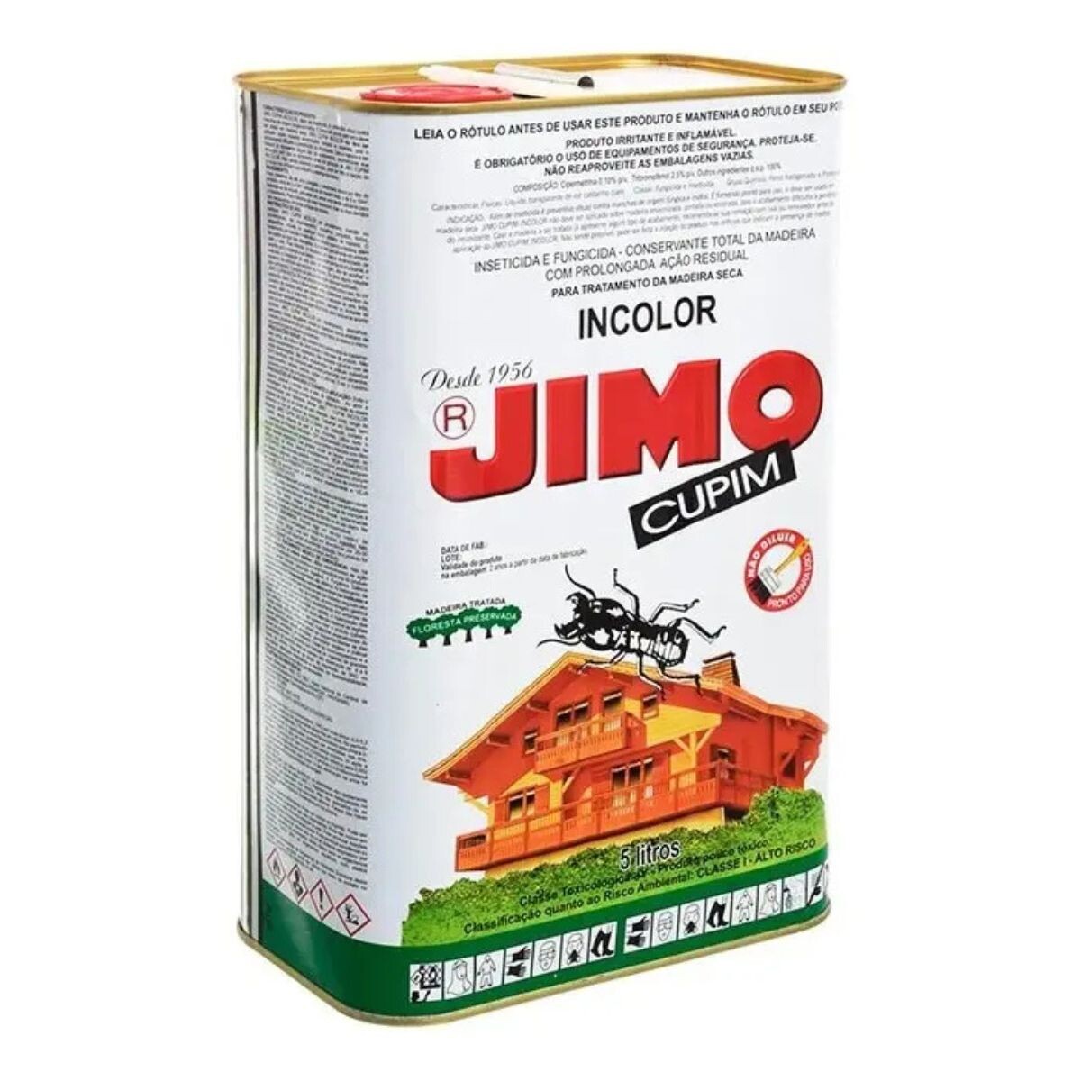 Jimo Cupim Lata X5lt Incolor 