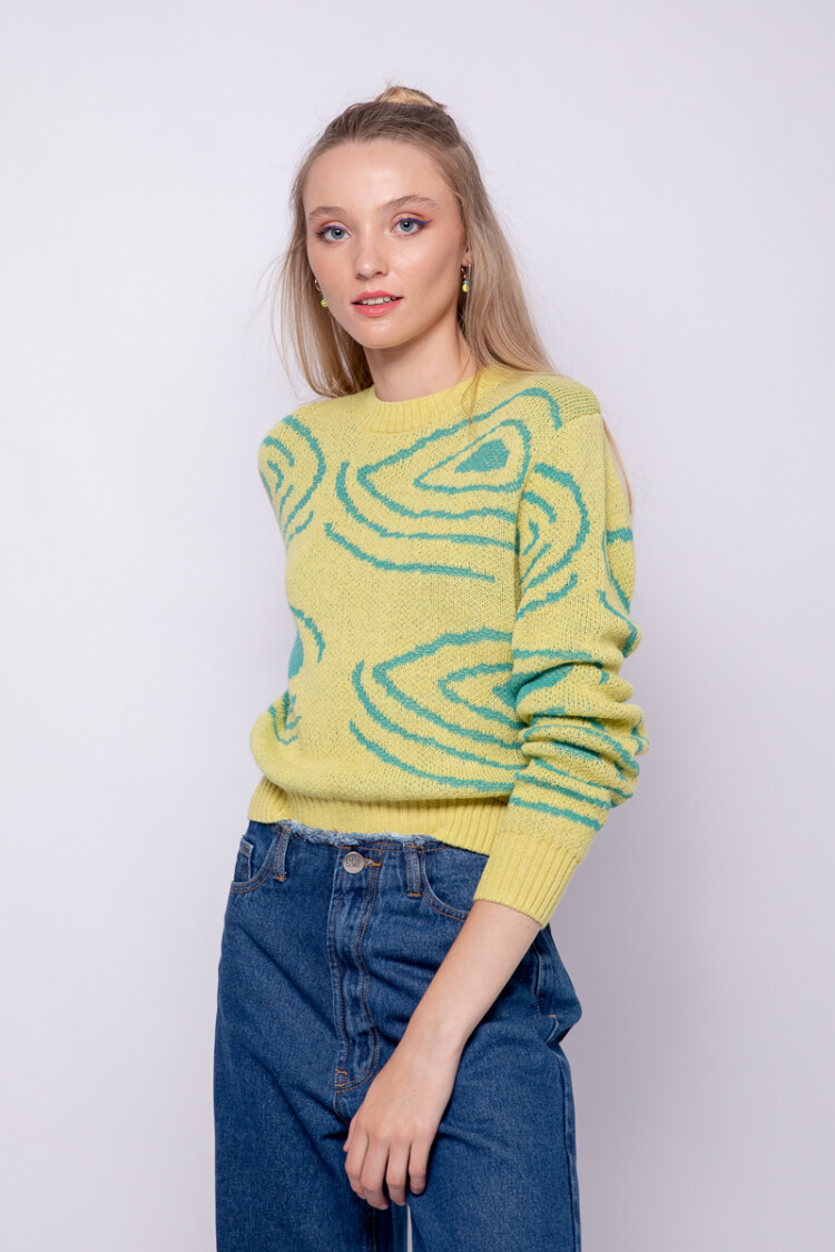 SWEATER LIA Verde Grecia