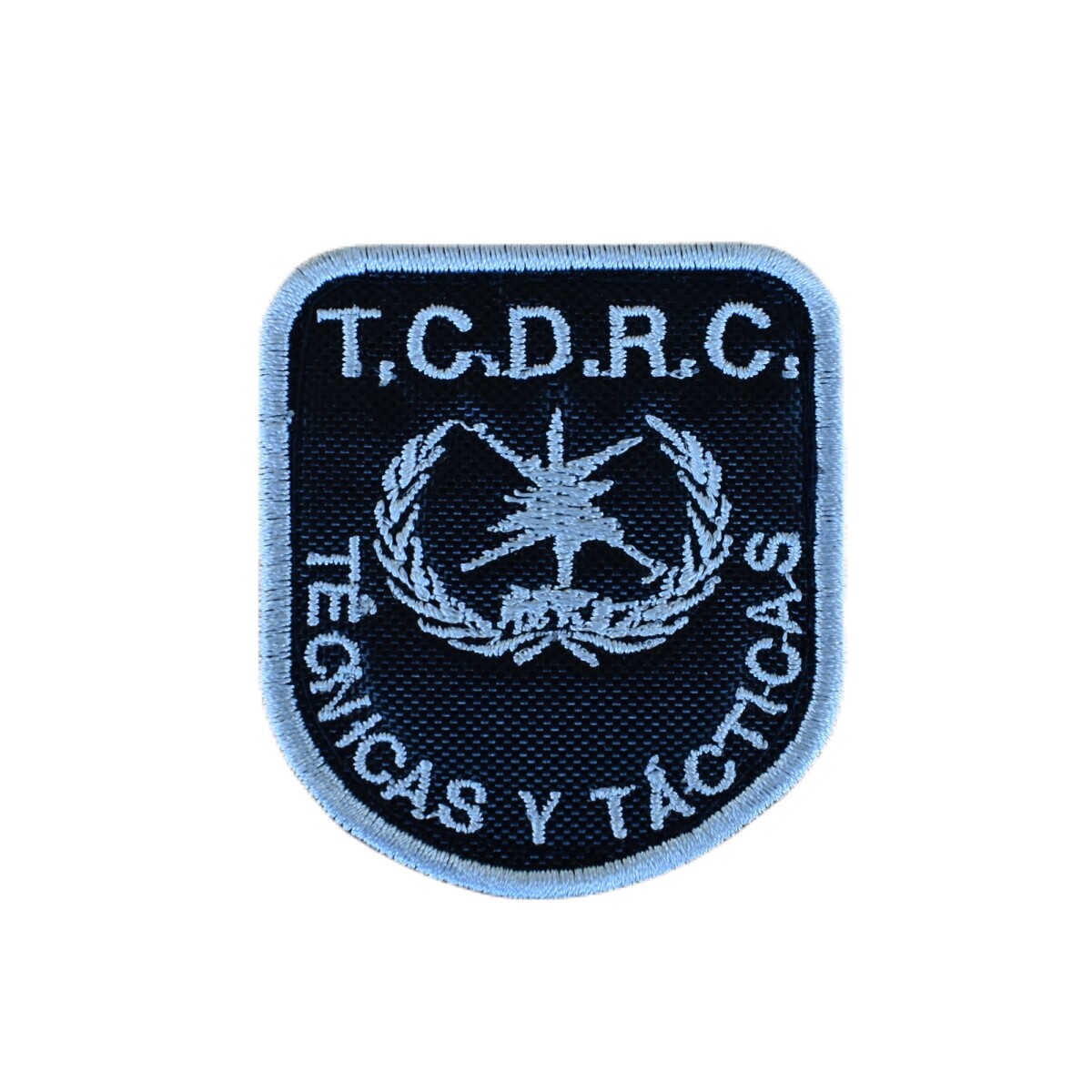 Parche bordado Técnicas y Tácticas - TCDRC - Negro 