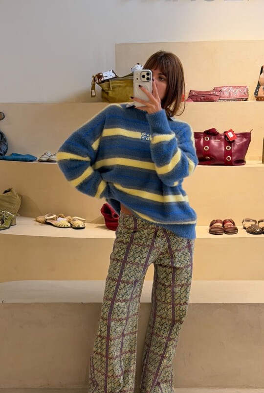 Pantalon Blaze Amarillo y petroleo