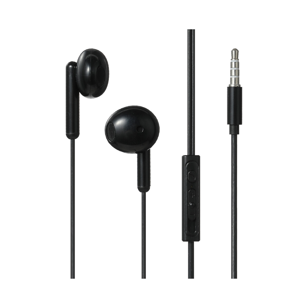 Auriculares 3.5 mm - negro 